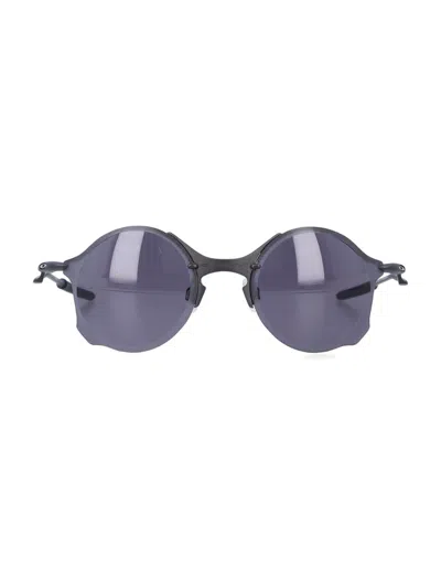 Oakley Tailend Ti Rimless Titanium Sunglasses In Blue