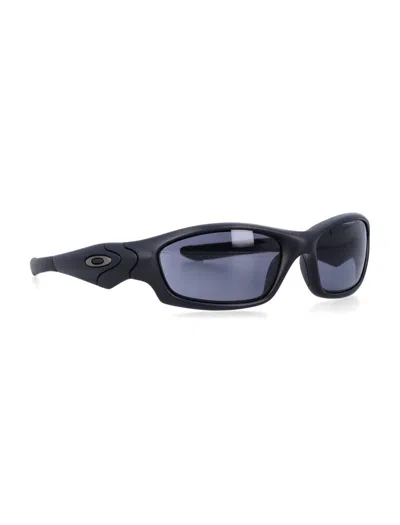 Oakley Straight Jacket Matte Black Sunglasses In Black
