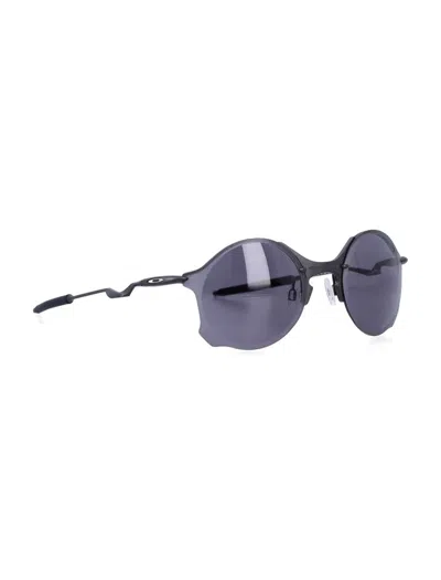 Oakley Tailend Ti Rimless Titanium Sunglasses In Blue