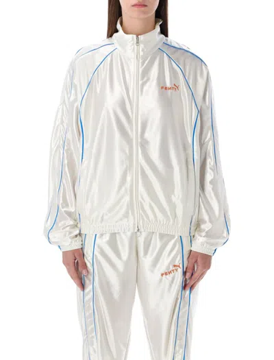 Fenty X Puma Puma Fenty By Rihanna T7 Piping Track Jacket In White