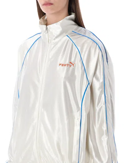 Fenty X Puma Puma Fenty By Rihanna T7 Piping Track Jacket In White