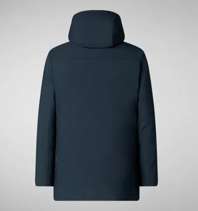 Save The Duck Coat  Men Color Black In Blue