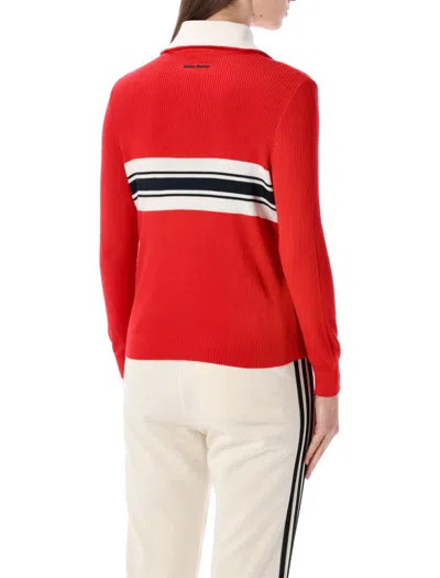 Adidas Originals By Wales Bonner Knit Track Top In Red