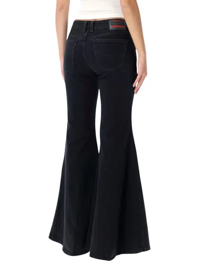 Diesel Flare Jeans In Black