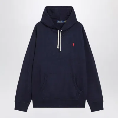 Polo Ralph Lauren Logo Hoodie In Blue