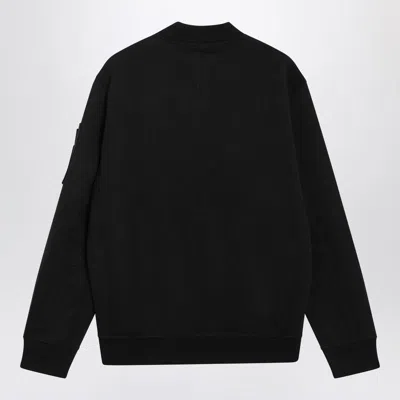 Polo Ralph Lauren Navy Zip-up Cotton-blend Sweatshirt In Blue