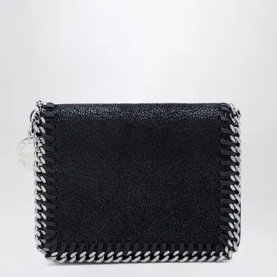 Stella Mccartney Falabella Flap Wallet In Black