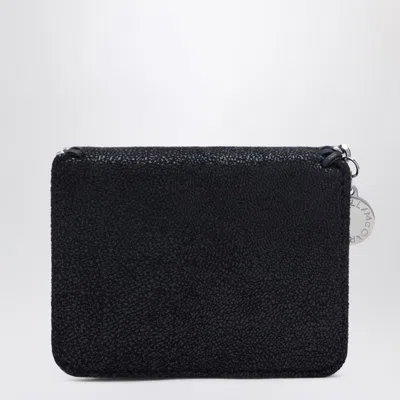 Stella Mccartney Falabella Flap Wallet In Black