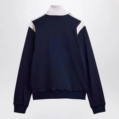 Adidas Originals By Wales Bonner Navy Stretch Twill Slim Track Jacket In Blue