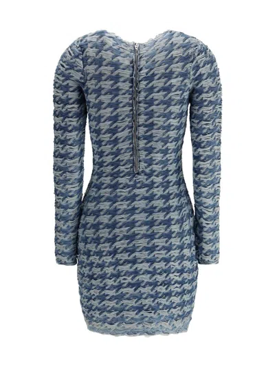 Diesel Women Textured Halma Dress In Blue