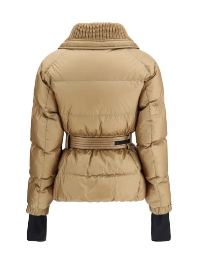 Moncler Grenoble Down Jackets In Brown