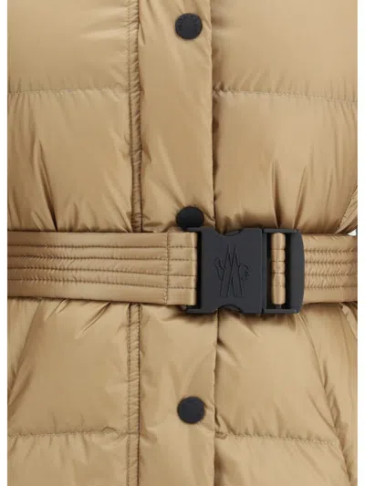 Moncler Grenoble Down Jackets In Brown