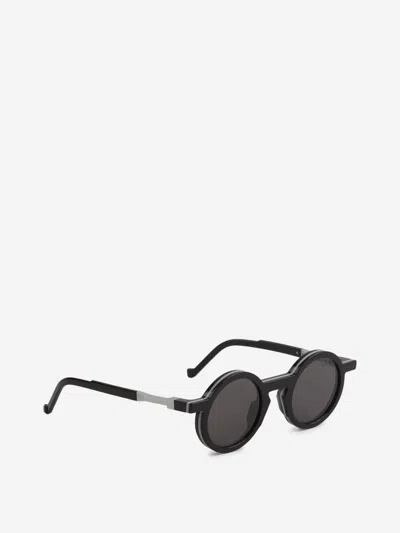 Vava Eyewear Round Sunglasses In Black