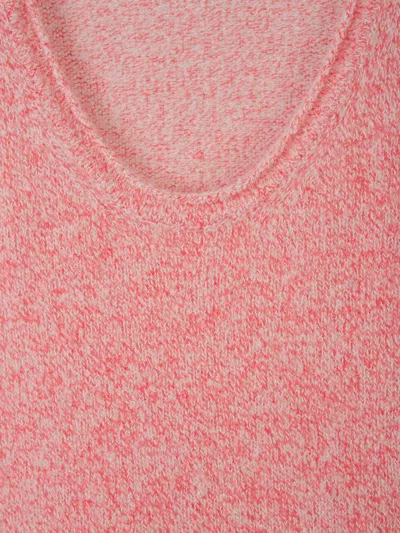 Dorothee Schumacher Cashmere Mottled Sweater In Pink