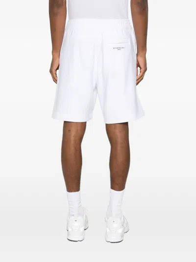 Givenchy Cotton Shorts With Logo And Pockets