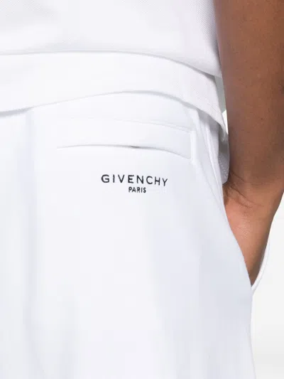 Givenchy Cotton Shorts With Logo And Pockets