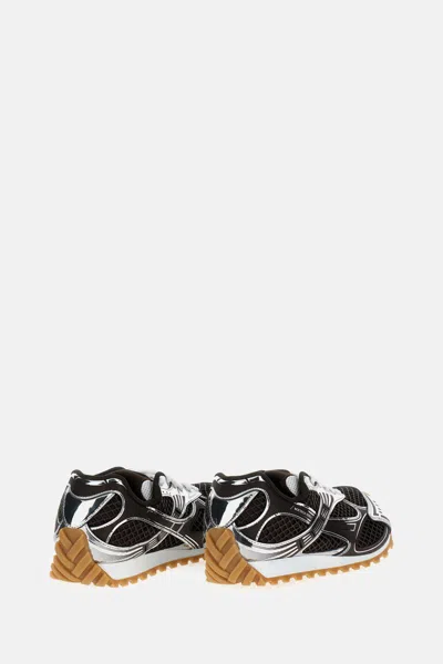 Bottega Veneta Round-toe Sneakers In Brown