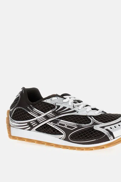 Bottega Veneta Round-toe Sneakers In Brown