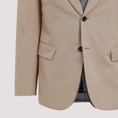 Comme Des Garçons Homme Deux Jackets Brown In White