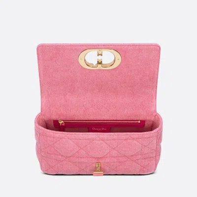 Dior Caro M Canvas In Pink