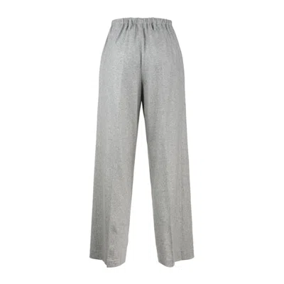 Liviana Conti Cashmere Cloth Wide Pants In Gray