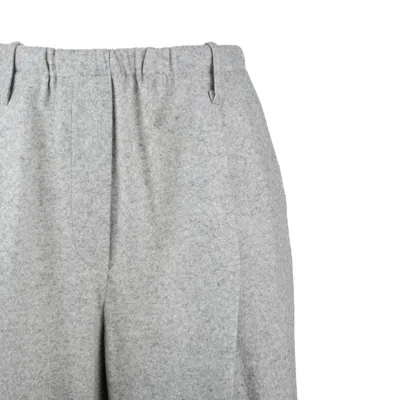 Liviana Conti Cashmere Cloth Wide Pants In Gray
