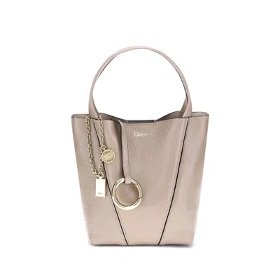 Chloé Chloe Spin Shoulder Bag In Neutral