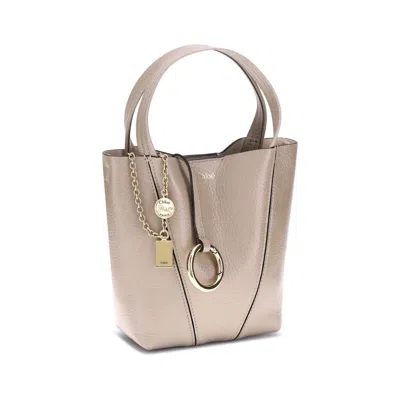 Chloé Chloe Spin Shoulder Bag In Neutral