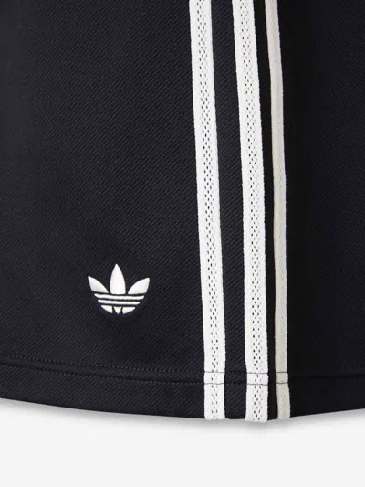 Adidas Originals By Wales Bonner Twill Short Shorts In Black Polyester In Black