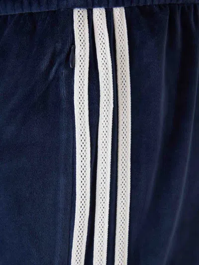 Adidas Originals By Wales Bonner Straight Velvet Joggers In Black