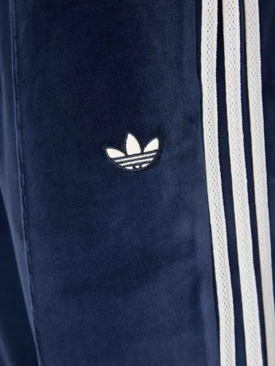 Adidas Originals By Wales Bonner Straight Velvet Joggers In Black