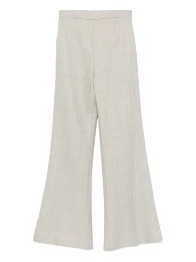 Forte Forte Flared Trousers In White