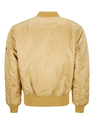 Alpha Industries Ma-1 Heritage Bomber Jacket Clothing In Yellow
