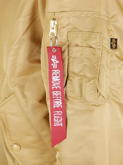 Alpha Industries Ma-1 Heritage Bomber Jacket Clothing In Yellow