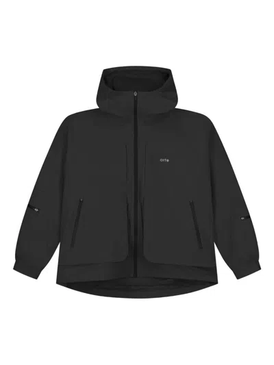 Arte Technical Polar Jacket Clothing In Black