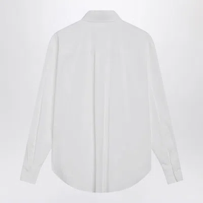 Brunello Cucinelli Shirt With Shiny Flap Detail In White