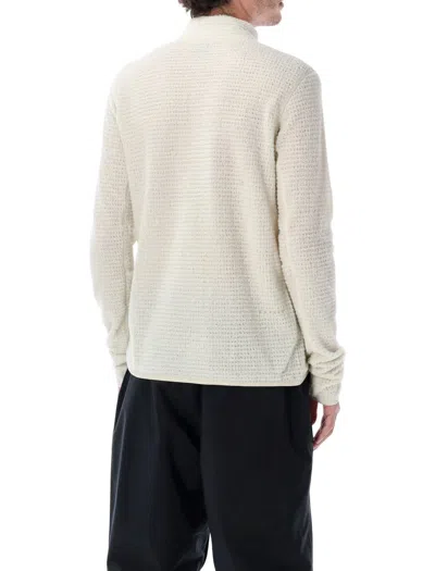 Oakley Alpha Half Zip Sweatshirt With High Collar In White