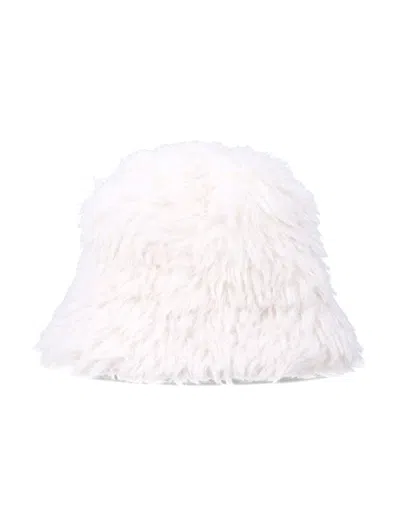 Perfect Moment Eco Shearling Bucket Hay In White