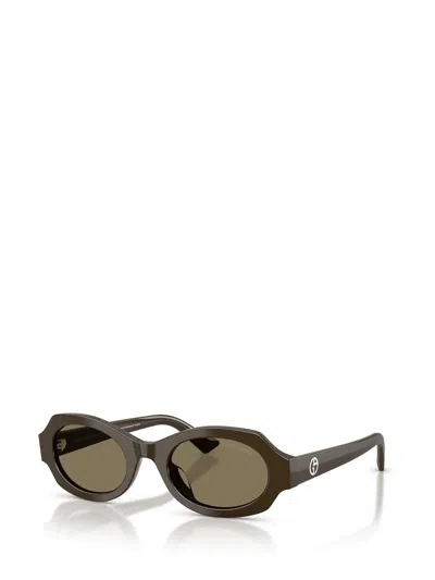 Giorgio Armani Sunglasses In Brown