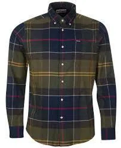 Barbour Edderton Tailored Fit Shirt In Green