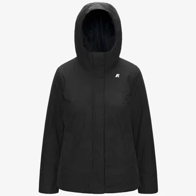 K-way Lily Micro Ripstop Marmotta In Black