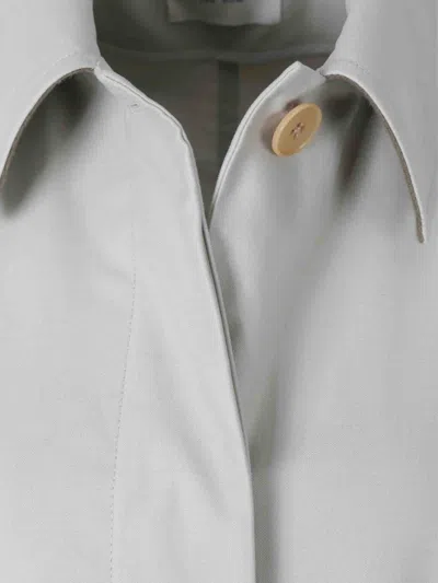 The Row Feather Coat In White