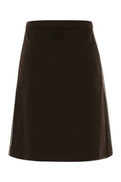 Miu Miu Skirts In Brown