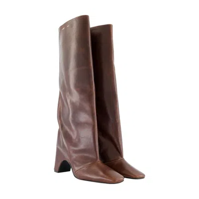 Coperni Bridge Boots In Brown