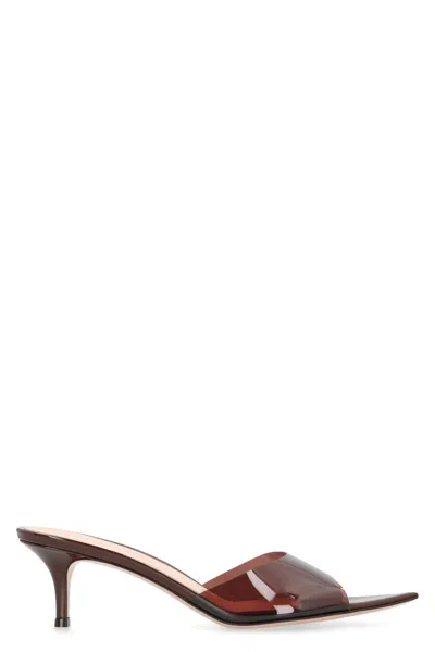 Gianvito Rossi Pointed Mule Elle In Brown