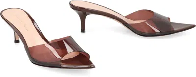Gianvito Rossi Pointed Mule Elle In Brown