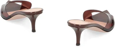 Gianvito Rossi Pointed Mule Elle In Brown