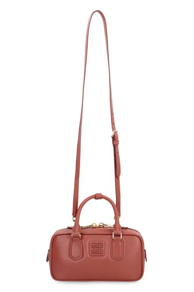 Miu Miu Arcadie Bags In Leather In Red