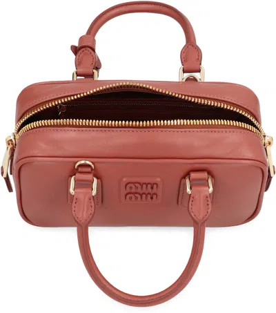 Miu Miu Arcadie Bags In Leather In Red