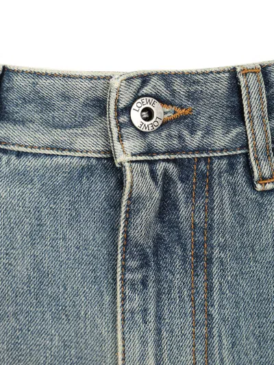 Loewe Barrel Jeans Blue In Blue